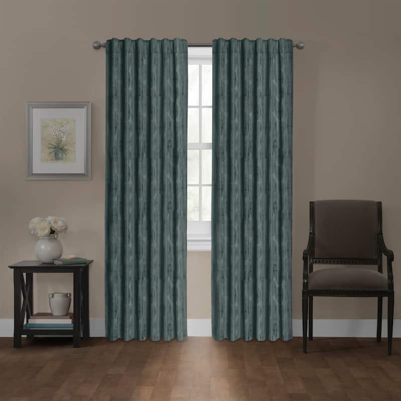 Carlton Blackout Platinum Smart Curtains Window Curtain Panel, 50 x 84 - 50 X 84 - 50 X 84