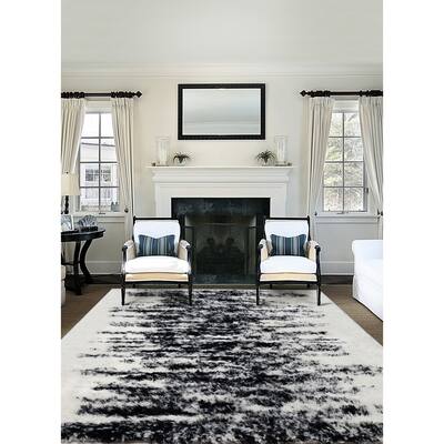 Handmade Yeti Salt & Pepper Rug - ECARPETGALLERY