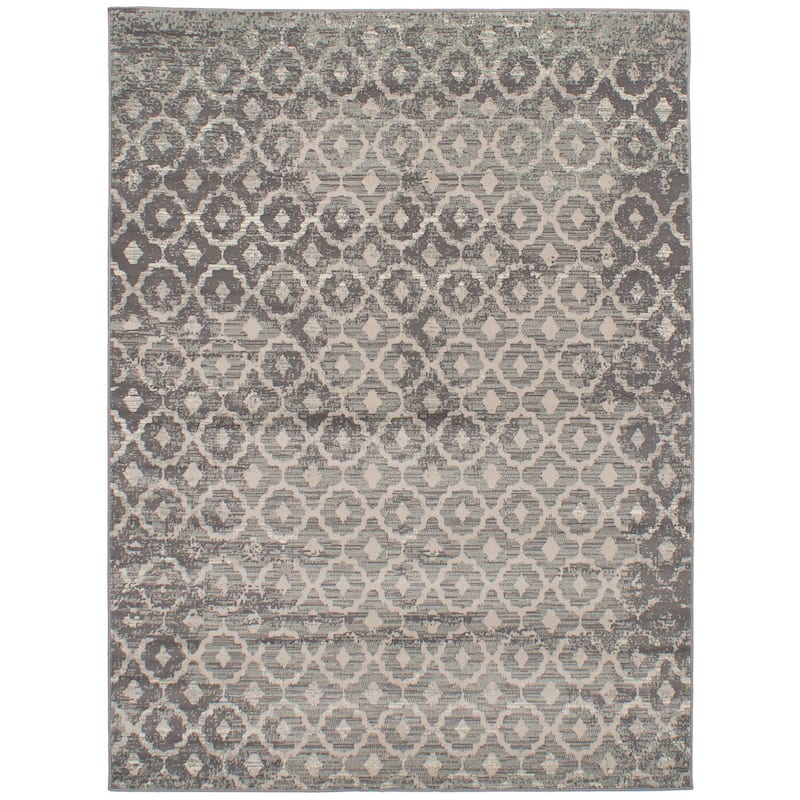 eCarpetGallery Madiba Grey Rug - 5'3" x 7'3" - Grey