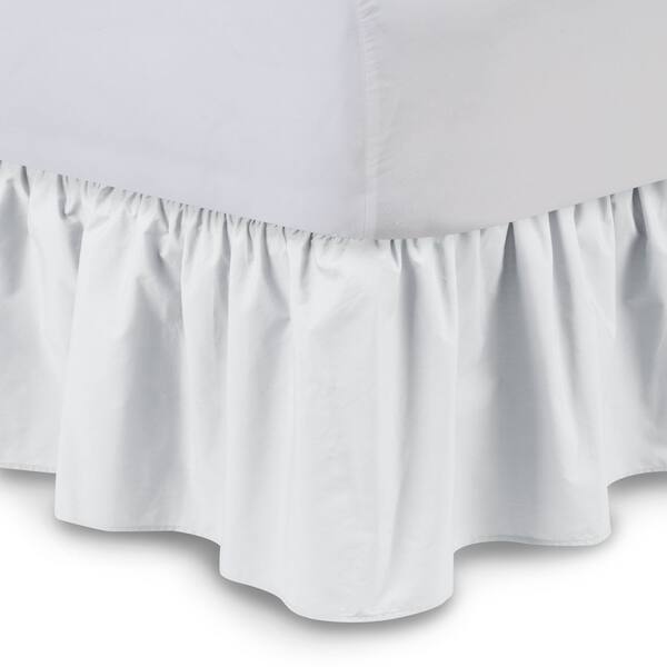 Harmony Lane Cal King Size Ruffled Bed Skirt Dust Ruffle Overstock 19428828