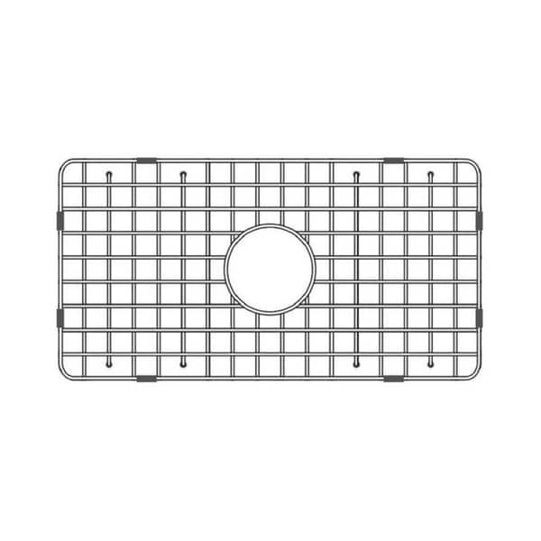 Silicone Bottom Grid Sink Mat for RVG1033 and RVG2033 Sinks Black