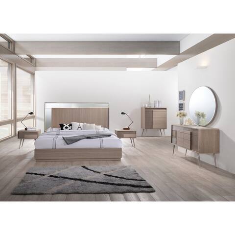 Strick & Bolton Meade Taupe Bronze 5-piece Bedroom Set