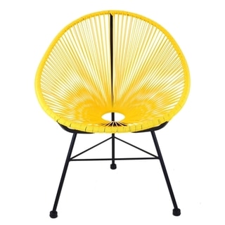 yellow plastic patio chairs