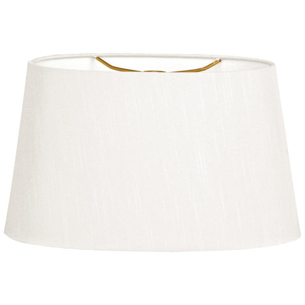 oval white lampshade