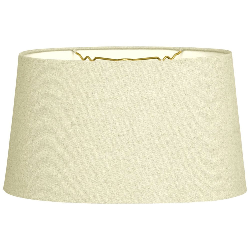 Cream Herringbone Country Oval Lampshade Lamp Shade 