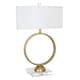 preview thumbnail 1 of 1, Van Teal 633872 Carmel 30" Table Lamp - Gold