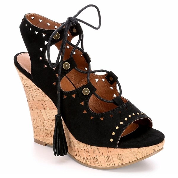 womens open toe wedges