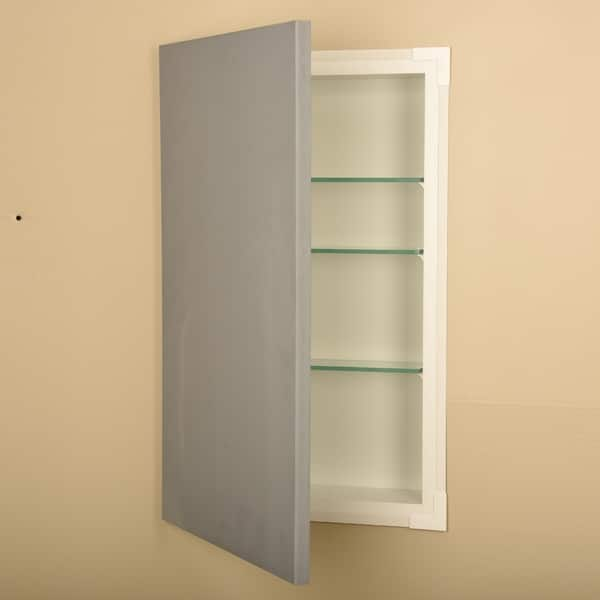 Shop 14x21 Recessed Disappearing Frameless Wall Cabinet 7 25