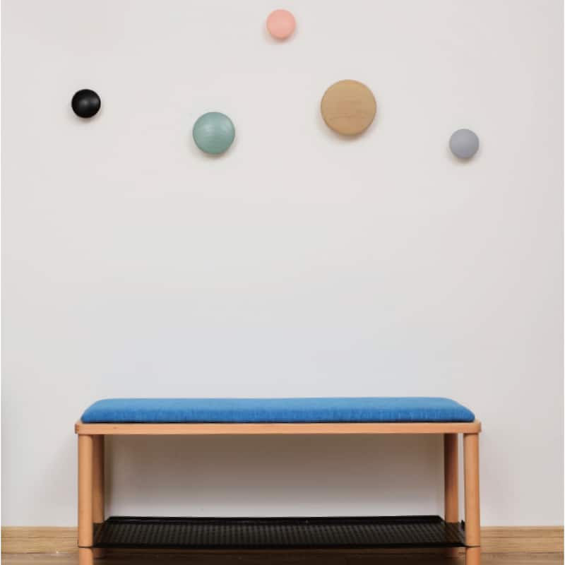 Mod Made Wall Button Coat Rack Hooks