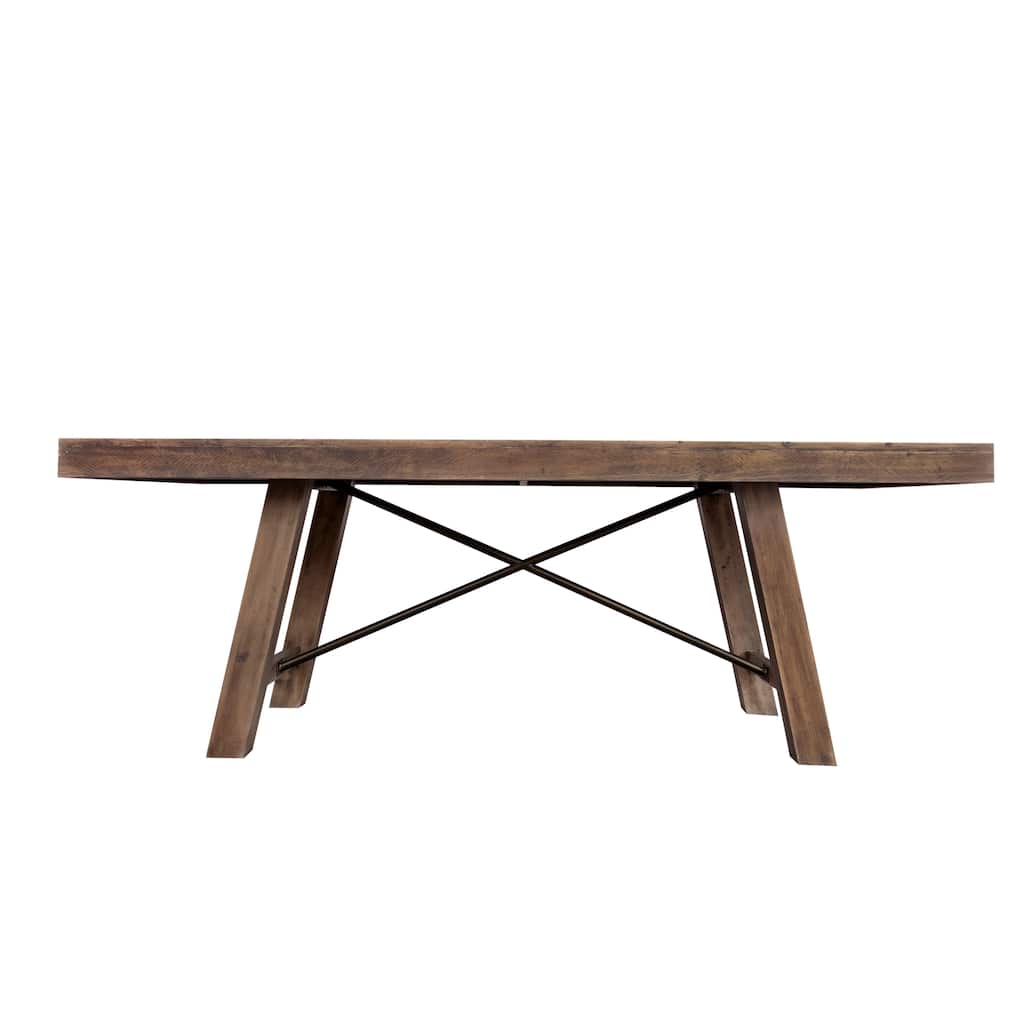 Nomad Large Light Brown Wood Dining Table