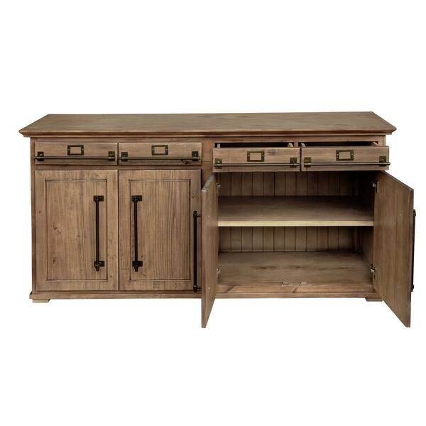 Nomad Rustic Light Brown Wood Buffet Free Shipping Nomad Rustic Light Brown Wood Buffet Free Shipping