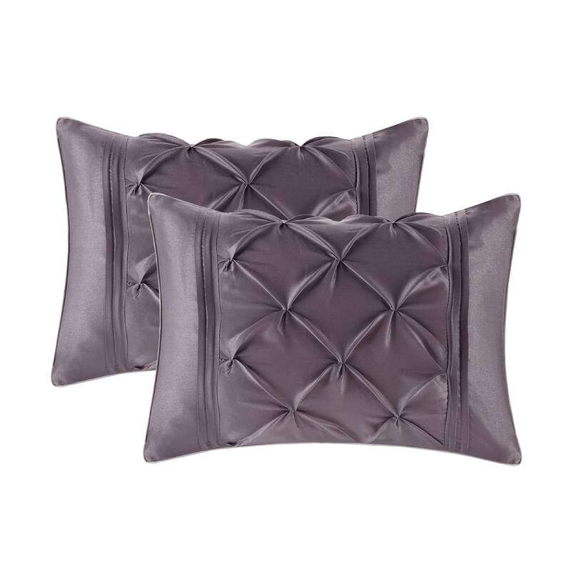 Madison Park Essentials Loretta Plum 24-piece Room in a Bag