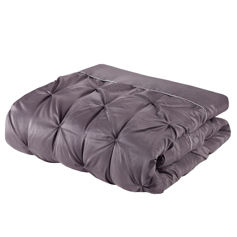 Madison Park Essentials Loretta Plum 24-piece Room in a Bag