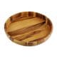 preview thumbnail 1 of 4, Handmade Harmonious Nature Wood Serving Bowl (Thailand) - 2.4" H x 14" D