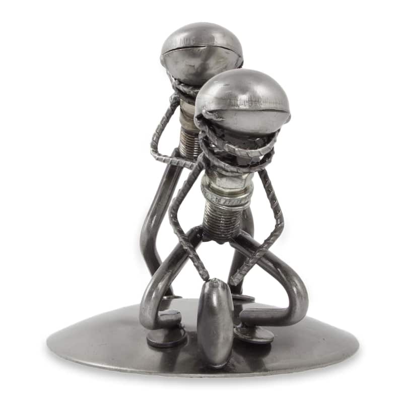 NOVICA Handmade Quarterback Snap Auto Part Sculpture (Mexico)