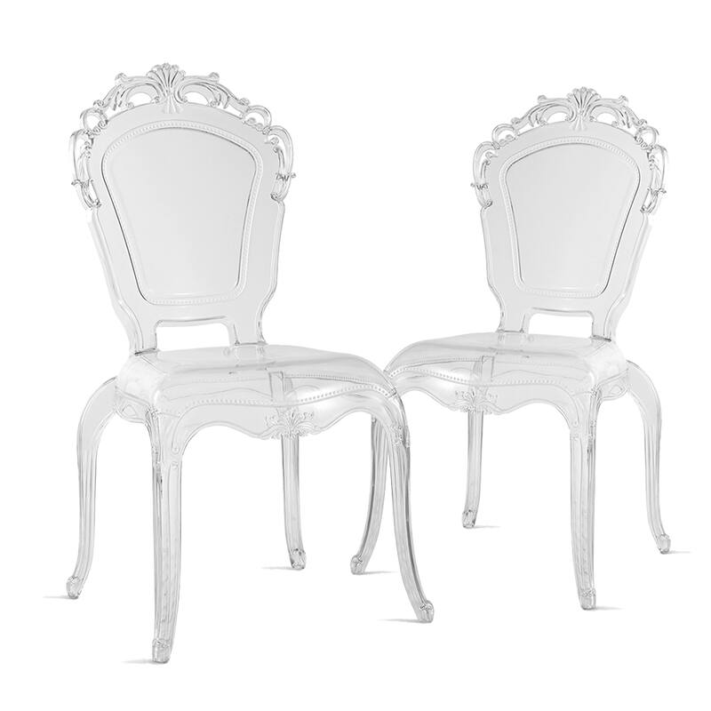 Gittel Clear Acrylic Dining Chair (Set of 2)
