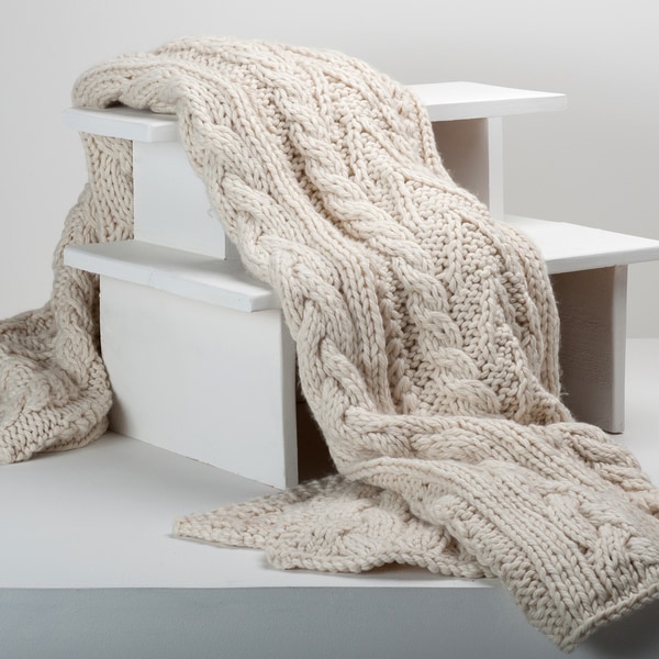 Shop Berkshire Blanket Oversized Chunky Hand-knit Throw ...