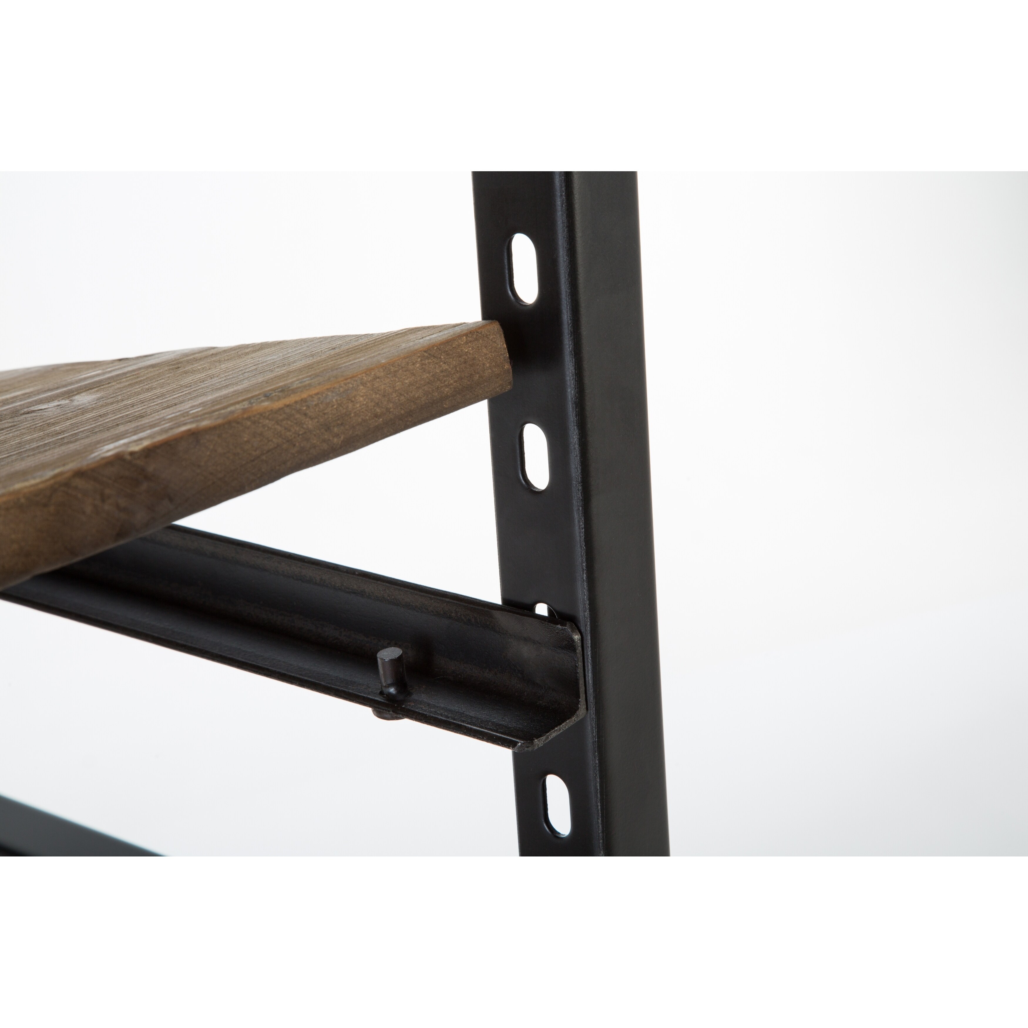 Shop Black Friday Deals On Hampton 5 Shelf Industrial Two Tone Bookshelf Overstock 19447687