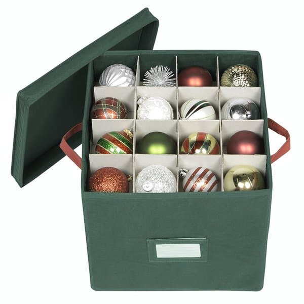 Richards Homewares - Holiday 64 Compartment Cube Ornament Organizer (Green)  - On Sale - Bed Bath & Beyond - 19447736
