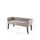 Madison Park Antonio Grey Upholstered Rectangle Accent Bench - Thumbnail 8