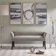 Madison Park Antonio Grey Upholstered Rectangle Accent Bench - Thumbnail 0