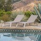 Myers Outdoor Aluminum Mesh Chaise Lounge (Set of 2) by Christopher Knight Home - Thumbnail 16