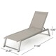 Myers Outdoor Aluminum Mesh Chaise Lounge (Set of 2) by Christopher Knight Home - Thumbnail 19