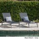Myers Outdoor Aluminum Mesh Chaise Lounge (Set of 2) by Christopher Knight Home - Thumbnail 1
