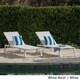 Myers Outdoor Aluminum Mesh Chaise Lounge (Set of 2) by Christopher Knight Home - Thumbnail 2