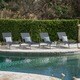Myers Outdoor Aluminum Mesh Chaise Lounge (Set of 4) by Christopher Knight Home - Thumbnail 0