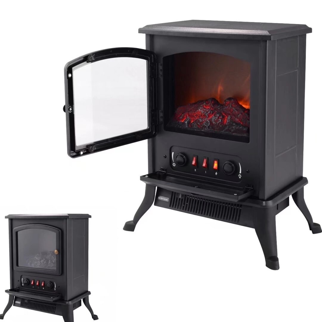 Shop Metal Electric 1000w Fireplace Quartz Tube Heater Fire Flame
