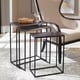 preview thumbnail 2 of 1, Uttermost Coreen Iron Nesting Tables (Set of 3)