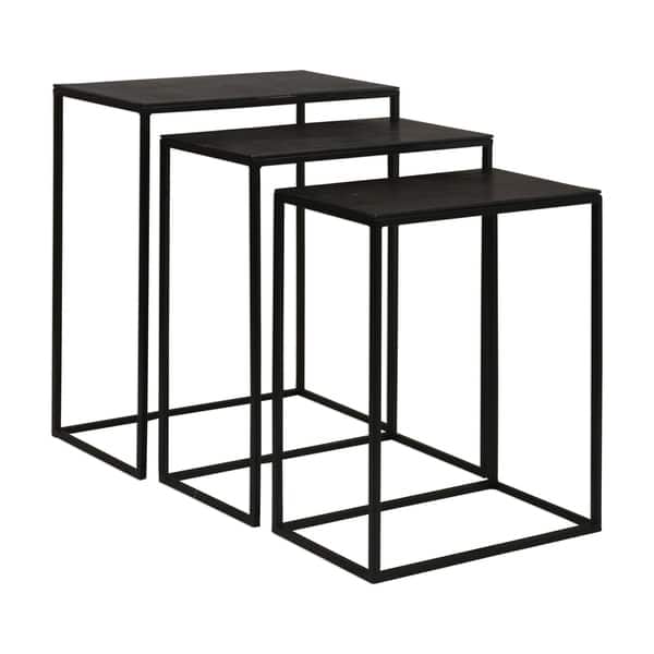 slide 2 of 3, Uttermost Coreen Iron Nesting Tables (Set of 3)