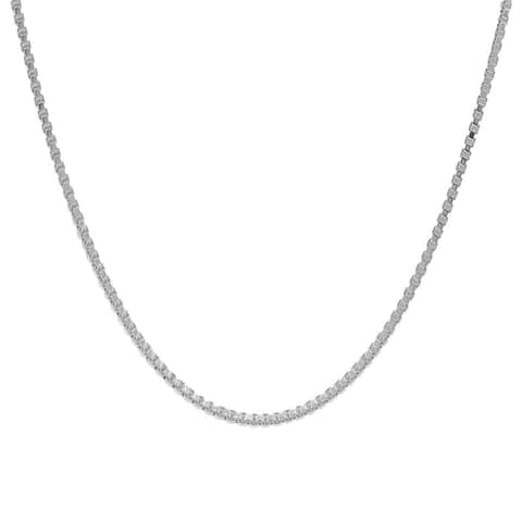 Pori Jewelers 925 Sterling Silver High Polished 0.8 MM Box 012 Chain Necklace