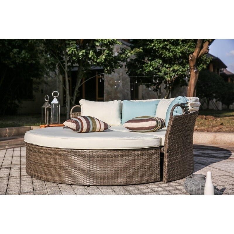 patio festival cayman wicker daybed sofa set