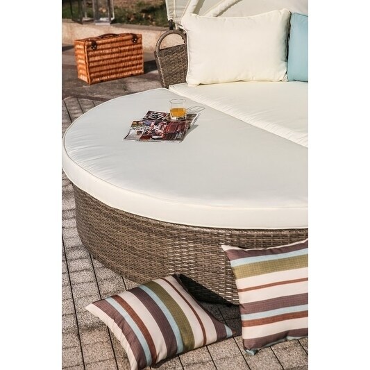 patio festival cayman wicker daybed sofa set