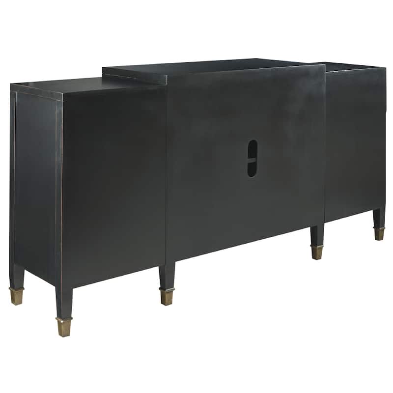 Madison Park Arbor Black Wood Transitional Buffet