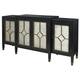 preview thumbnail 1 of 7, Madison Park Arbor Black Wood Transitional Buffet Black