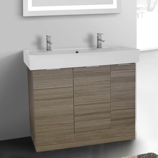 Shop Arcom O4t03 Free Standing 40 Inch Larch Canapa Vanity Cabinet