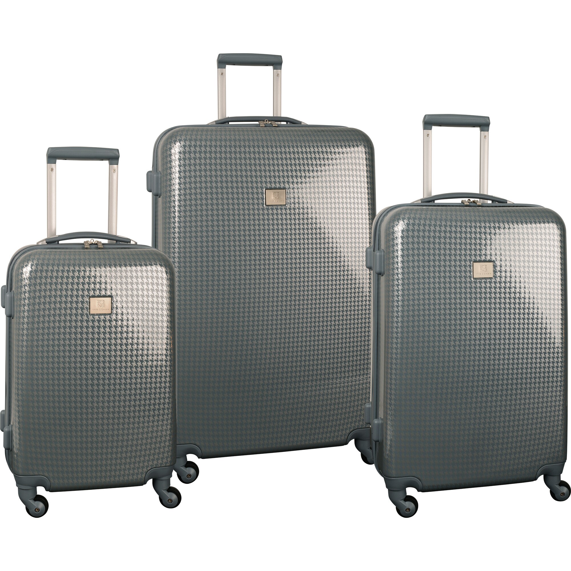 houndstooth luggage set