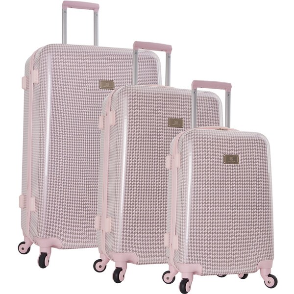 blush luggage set