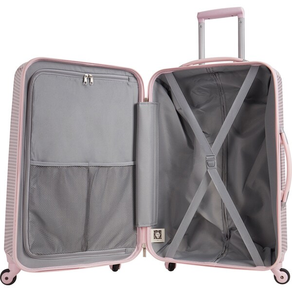 blush luggage set