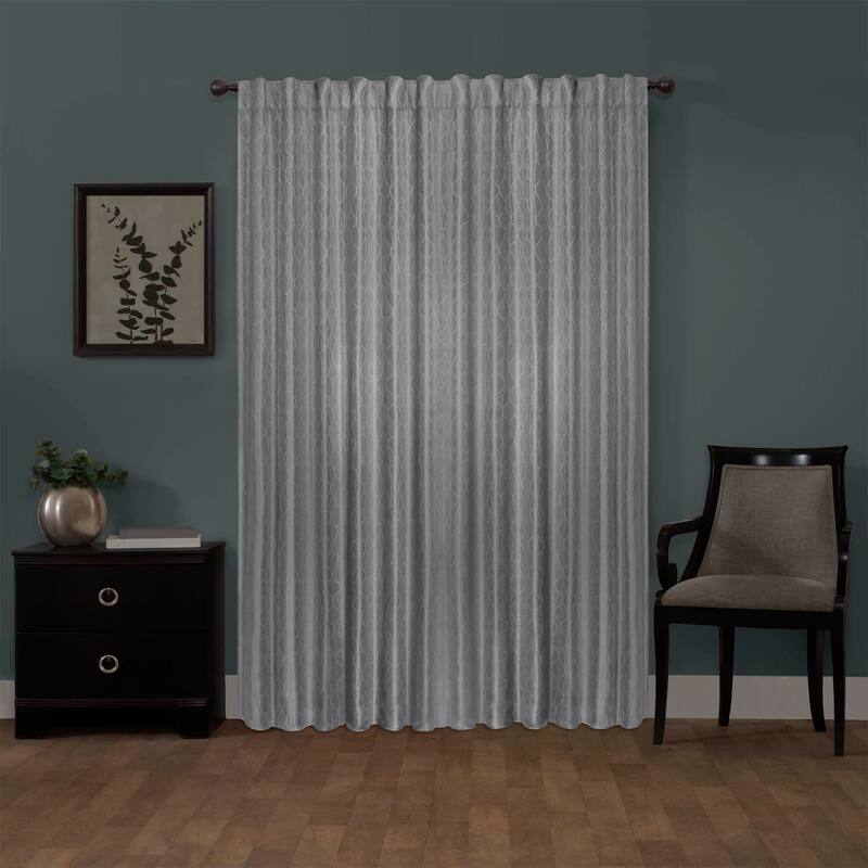 Ainsley Blackout Platinum Smart Curtains Window Curtain Panel, 50 x 84 - 50 X 84 - 50 X 84