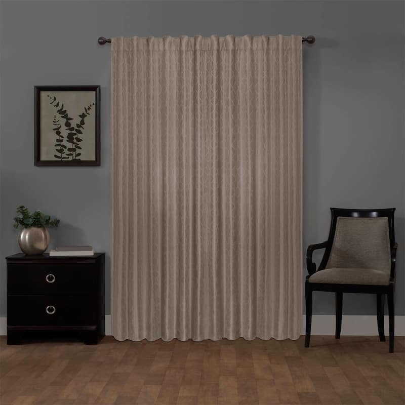 Ainsley Blackout Platinum Smart Curtains Window Curtain Panel, 50 x 84 - 50 X 84 - 50 X 84