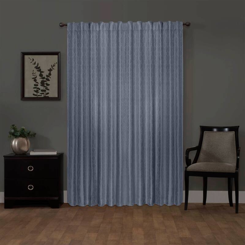 Ainsley Blackout Platinum Smart Curtains Window Curtain Panel, 50 x 84 - 50 X 84 - 50 X 84