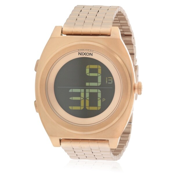 nixon digital gold watch