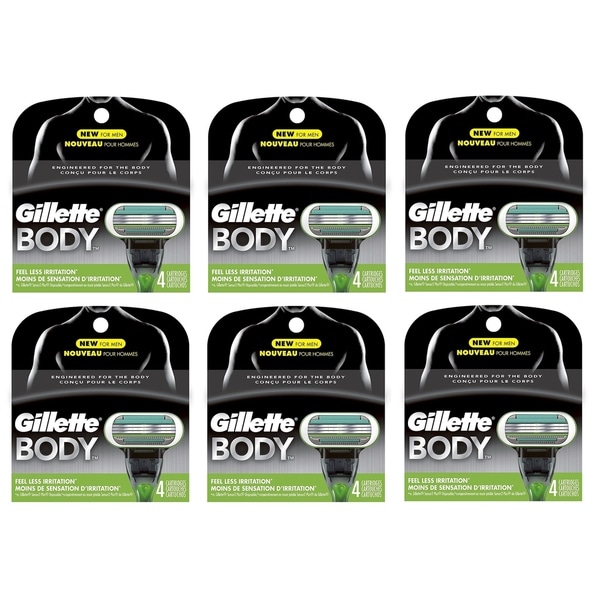 gillette body blades