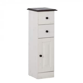 Natural Finish Bathroom Cabinets Storage For Less Camille Solid Pine Bath Floor Cabinet