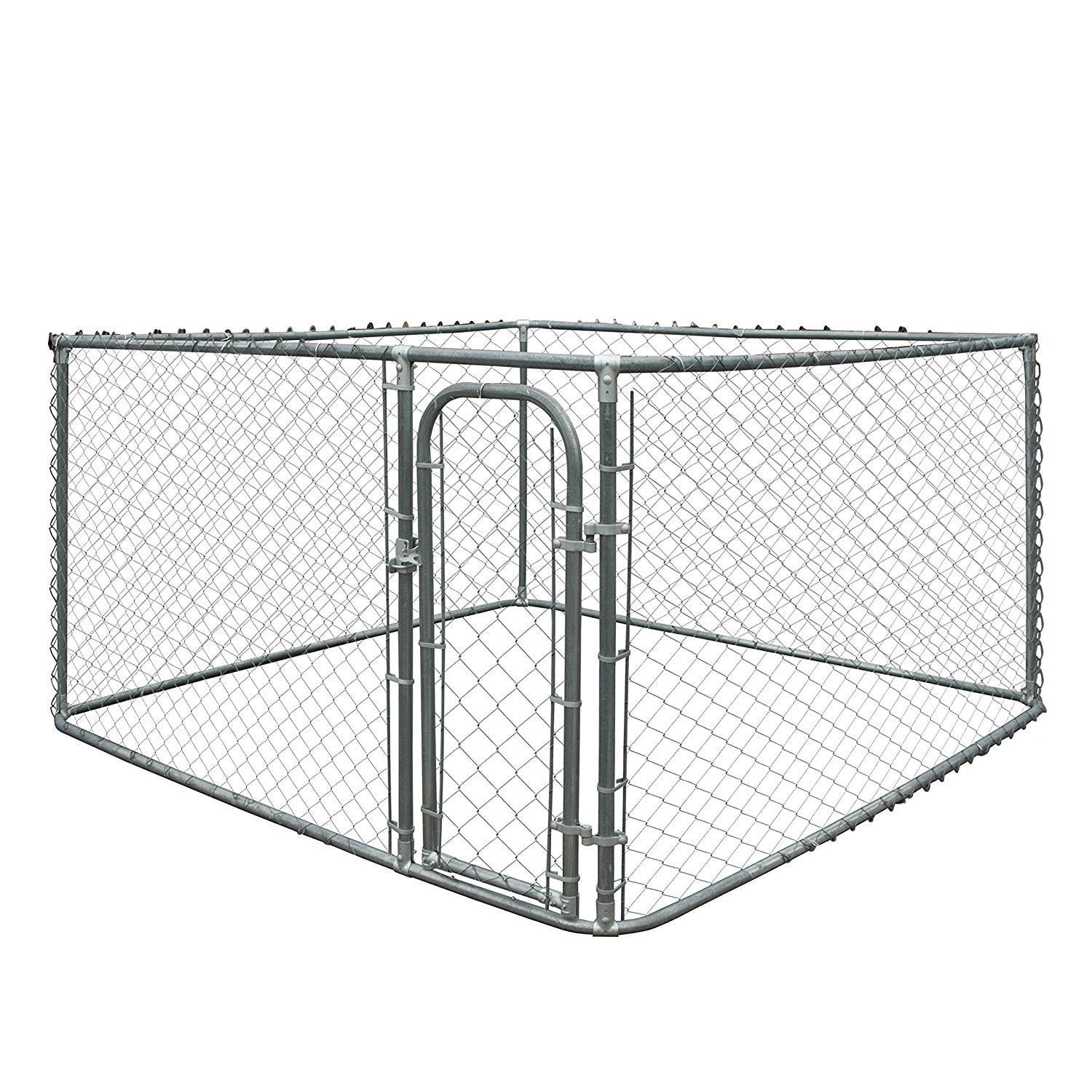 chain link dog cage