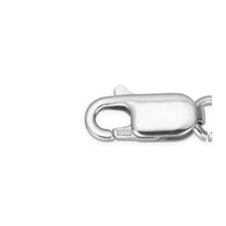 High Polished Sterling Silver Super Flat Design Figaro 180 Chain 6.8mm